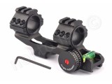 Montaż 30 mm lub 1" na Weaver wskaźnikiem pochylenia i poziomicą