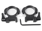 Montaż szybki stalowy 30 mm na Weaver wysokość 12.5 mm