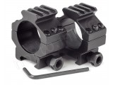 Montaż dwuczęściowy tubus 30 mm z szyną wysokość 6 mm