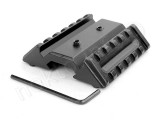 Dodatkowe dwie szyny Weaver pod 45 stopni